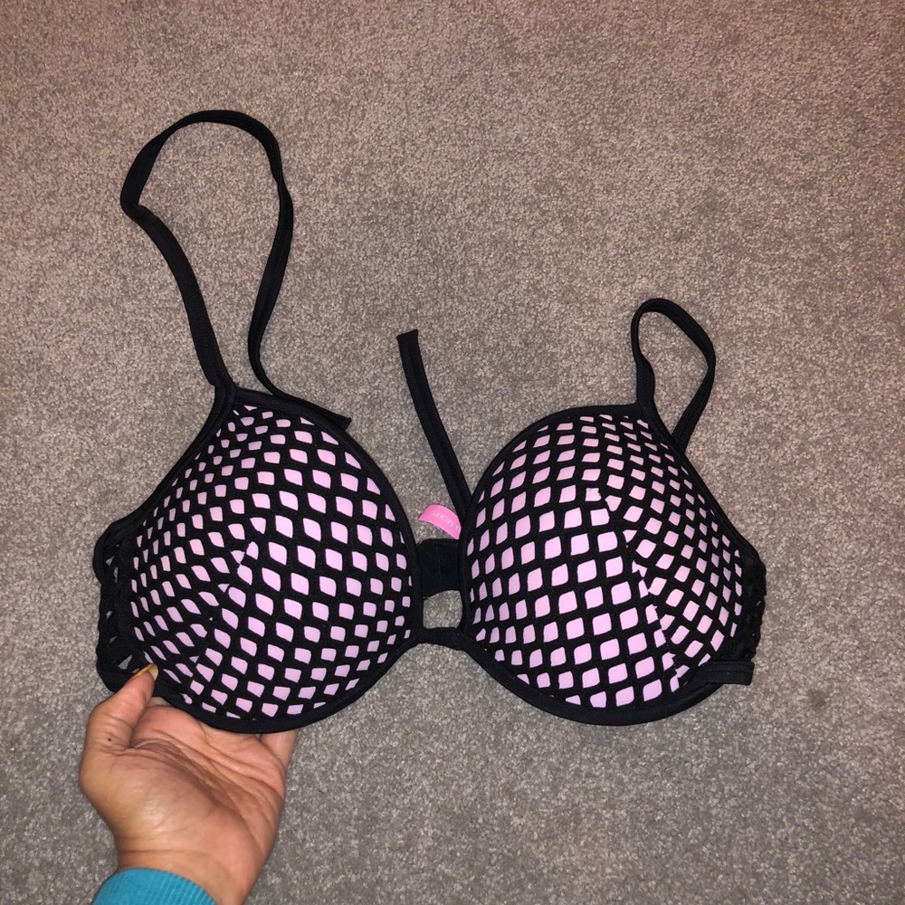 PINK bathing suit top